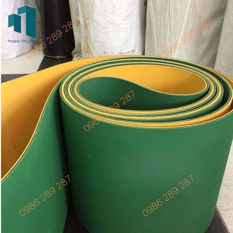Dây Đai Dẹt Xanh Vàng 2mm